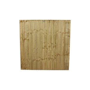 5.6ft Featheredge Oxford Panel (1650mm x 1830mm) - Pressure Treated Green Timber
