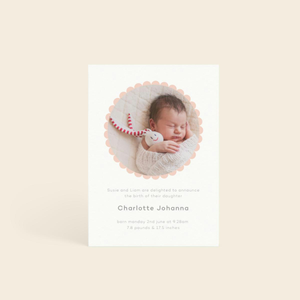 Blush Scallop Border