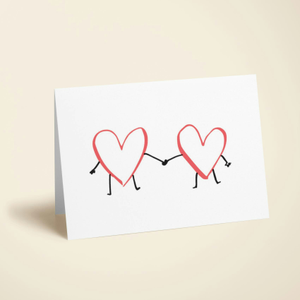 Hearts Holding Hands