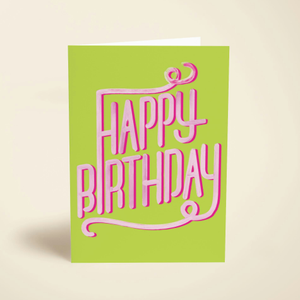 Neon Birthday Lime