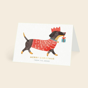 Christmas Dachshund