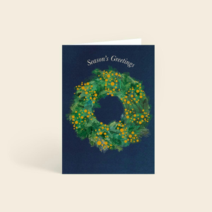 Season's Greetings Wreath