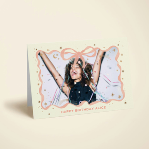 Bow Birthday Photo