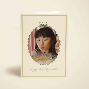Birthday Scallop Bow