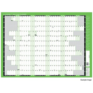 Q-Connect Year Planner, Unmounted, 855x610mm, 2026