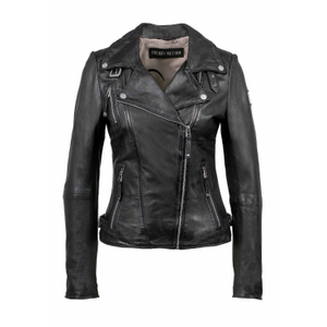 Leather Biker Jacket (S)