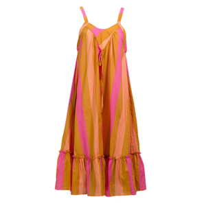 Striped Cotton Talia Dress (L)