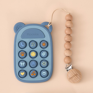 Patterned / Skyline Silicone Phone Press Toy