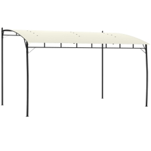 Outsunny 3 x 4m Metal Frame Pergola - Cream