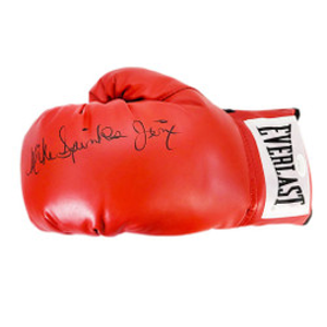 Michael Spinks "Jinx" Autographed Boxing Glove Red (JSA)
