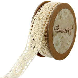 Dentelle écrue - 20 mm x 5 mètres