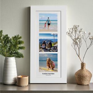 Triple Photo Picture With Custom Text