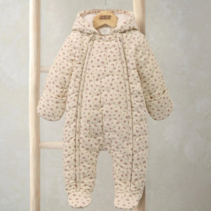 Mamas & Papas Ditsy Rose Quilted Pramsuit - Floral