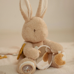 Little Dutch - Activity Cuddle Toy - Baby Bunny