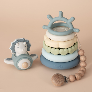 Default Title Dino Stacking Teething Rings