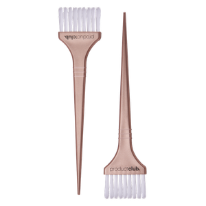 Rose Gold Couture Feather Bristle Brushes