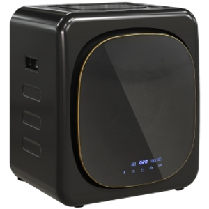HOMCOM 4 kg Compact Tumble Dryer, with UV Sterilisation - Black