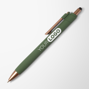 Textured Soft Touch Monroe Pen with Bronze Trim