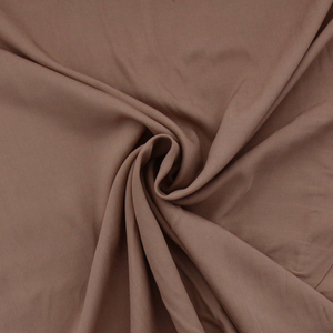 Tissu popeline de viscose - Taupe