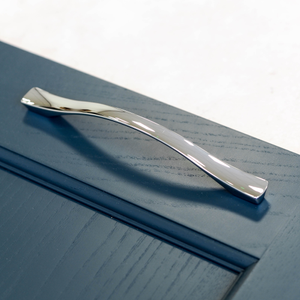 Polished Chrome Arched Bridge Curved Cabinet Handles 160mm & 320mm Centres - 160mm Handle