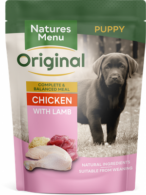 Chicken with Lamb Pouch for Puppies