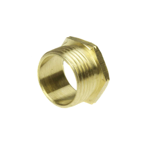 20mm Short Male Bush Brass (Sold in 1's)