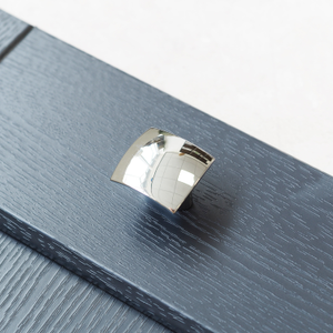 Polished Chrome Small Square Cabinet Knob with 16mm Centres