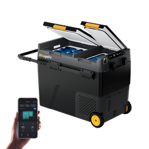 BougeRV New CRD2 V2.0 61QT Dual Zone 12V Portable Fridge
