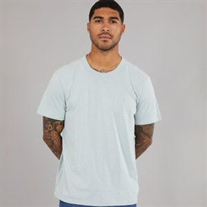 Calvin Klein Jeans Mens Hemp Jersey T-Shirt Puritan Gray