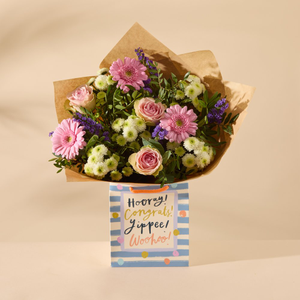 The Bronte Bouquet & Congrats Gift Bag