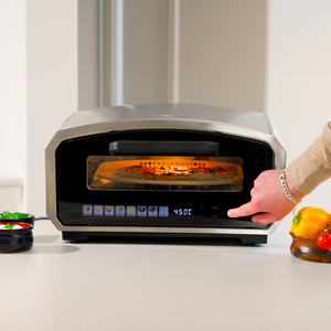 Panthera 13" Benchtop Auto-Rotate Electric Pizza Oven 