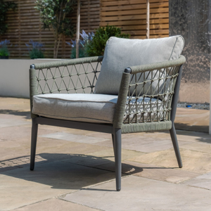 Maze - Monaco Rope Weave Lounge Chair - Ivy Green