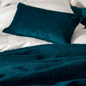 Textured Velvet Bedspread