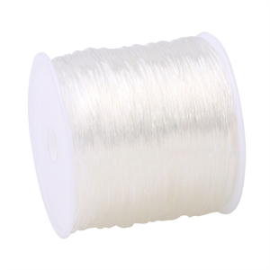 Fil élastique pour perles 1,20 mm - Transparent