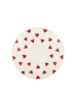 Double Heart Large Saucer