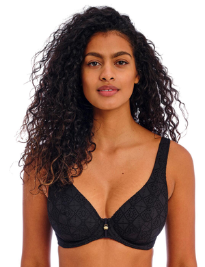 Freya Nomad Nights High Apex Bikini Top - Black