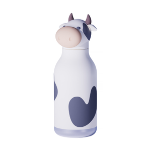 Asobu - Bestie Krowa - Butelka termiczna ze słomką 460 ml