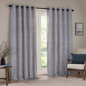 YARD HEBDEN NAVY 66x72 Curtain