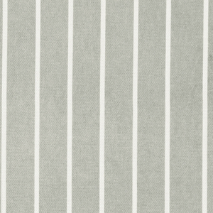 ANTE DECOR Burgess Printed Cotton Stripe Fabric Soft Grey
