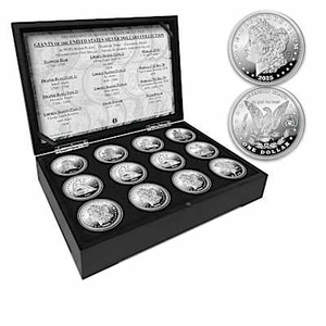 The Giants Of U.S. Silver Dollar Tribute Coin Collection