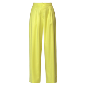 Ophelie Wild Lime Wide High Waist Trousers (XL)