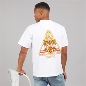 Glorious Gangsta Mens Vinci T-Shirt White