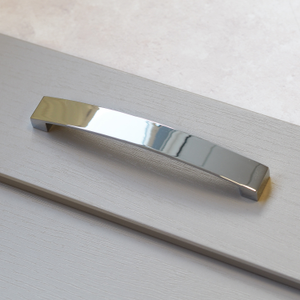 128mm 160mm 224mm Polished Chrome Cabinet Bow Handles - 160mm