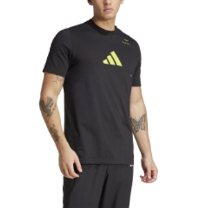 adidas Graphic Camiseta - Black/Lucid Lemon