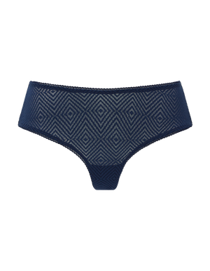 The Sheer Deco Hipster Brief Three Pack - Navy (M)