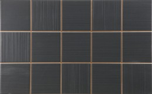 NB1980 Gallery Black Mosaic Wall Tile 250x400mm - 12m²