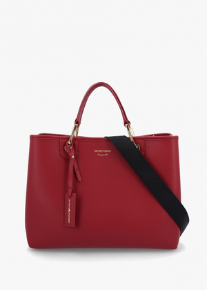 Vino Pebbled Shopper With Pouch