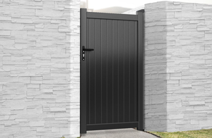 Pedestrian Gate Vertical Solid Infill