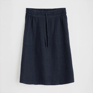 Seasalt Pepper Moth Linen Skirt Maritime Size 16