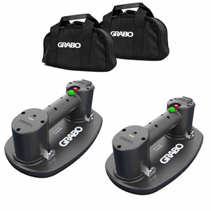 Grabo GRAB220 Grabo Plus Manual Vacuum Lifter for up to 170Kg with 1 x 14.8V 2.6Ah Battery (2 Pack)